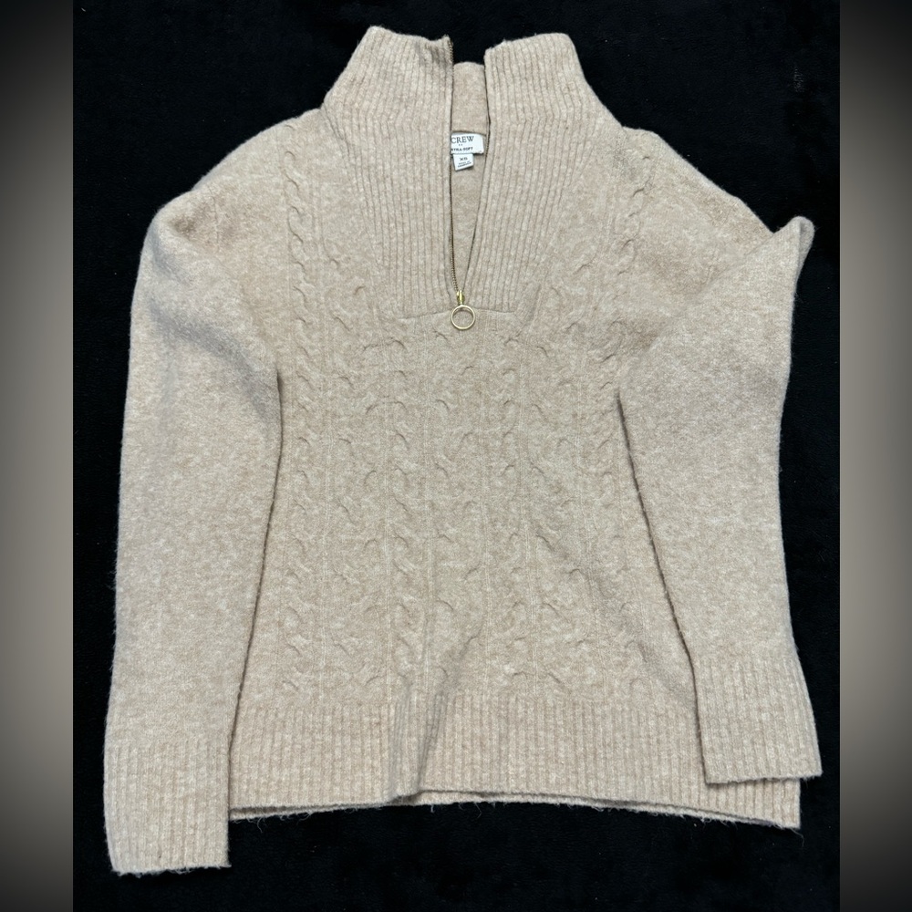 J.CREW QUATER-ZIP SWEATSHIRT